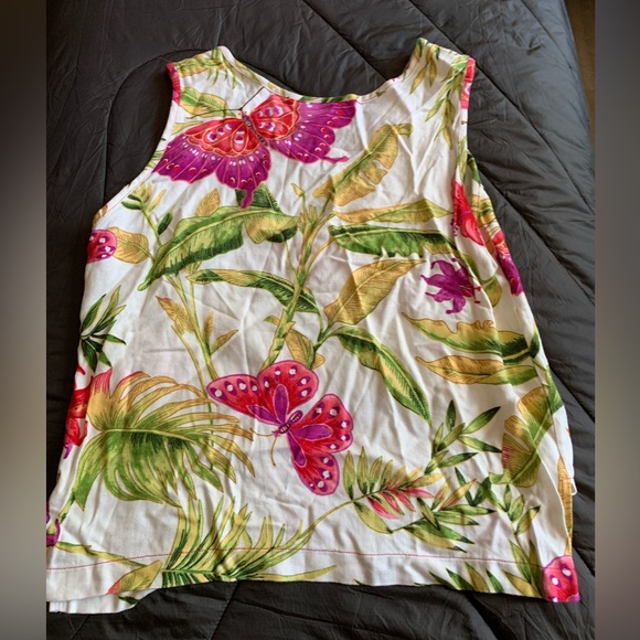 AJ CLOTHING COMPANY PJ Tank Top 3/4 Pants Sleepwear 2 Piece Set Size Small EUC - Picture 5 of 12